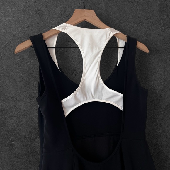 A.L.C. Black/White Baez Racerback Colorblock Contrast Mini Dress Size 6 - Picture 13 of 15